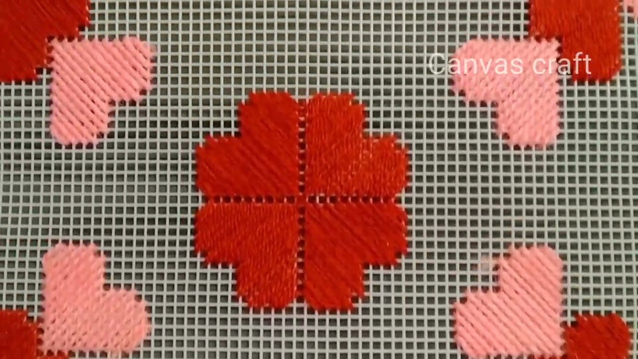 beautiful plastic canvas design 😍 |  wall hanging | hand fan design | plastic net sheet design |