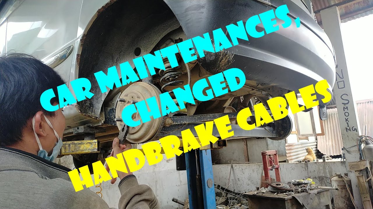 CAR HANDBRAKE TUTORIAL Details || Cable changed in easy way.