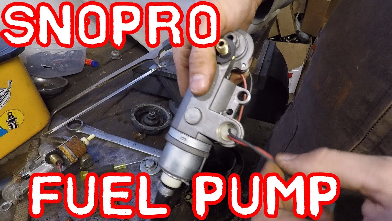 Replacing The Fuel Pump And Lines Reviving Two SnoPro Race Sleds Part 2
