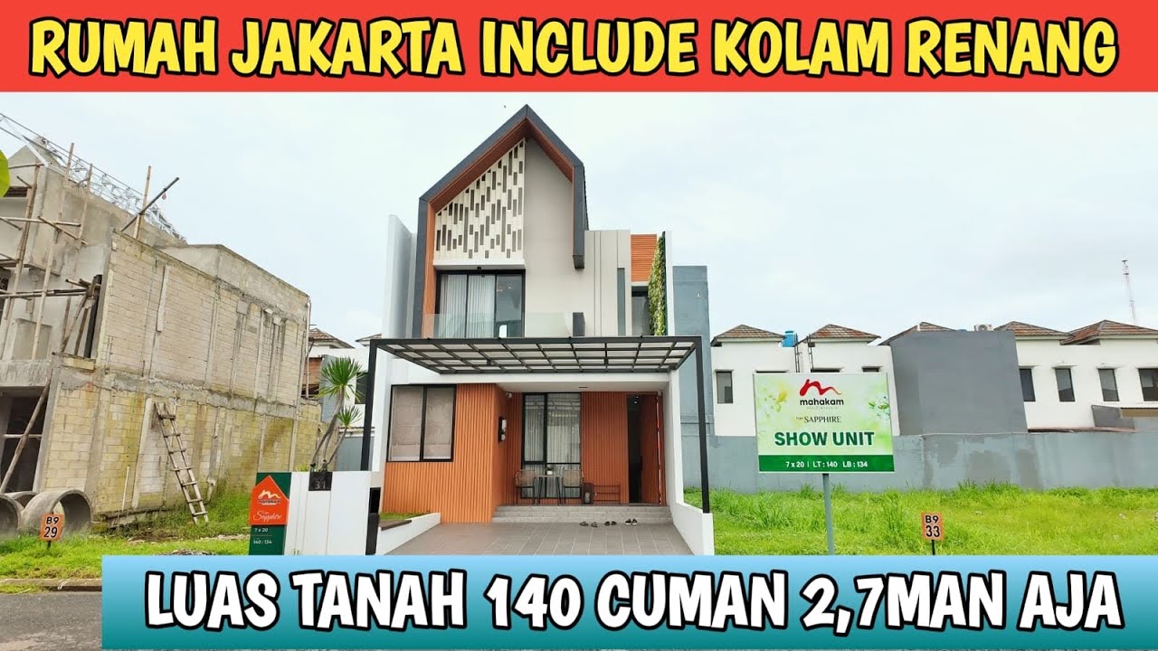 Rumah Mewah Jakarta Timur ! Cluster Mahakam Jakarta Garden City Tipe Sapphire
