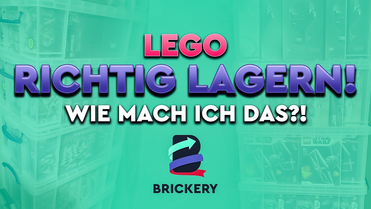 LEGO RICHTIG LAGERN! 👆 Wie ich starten w&uuml;rde, wenn ich heute ANFANGEN sollte.