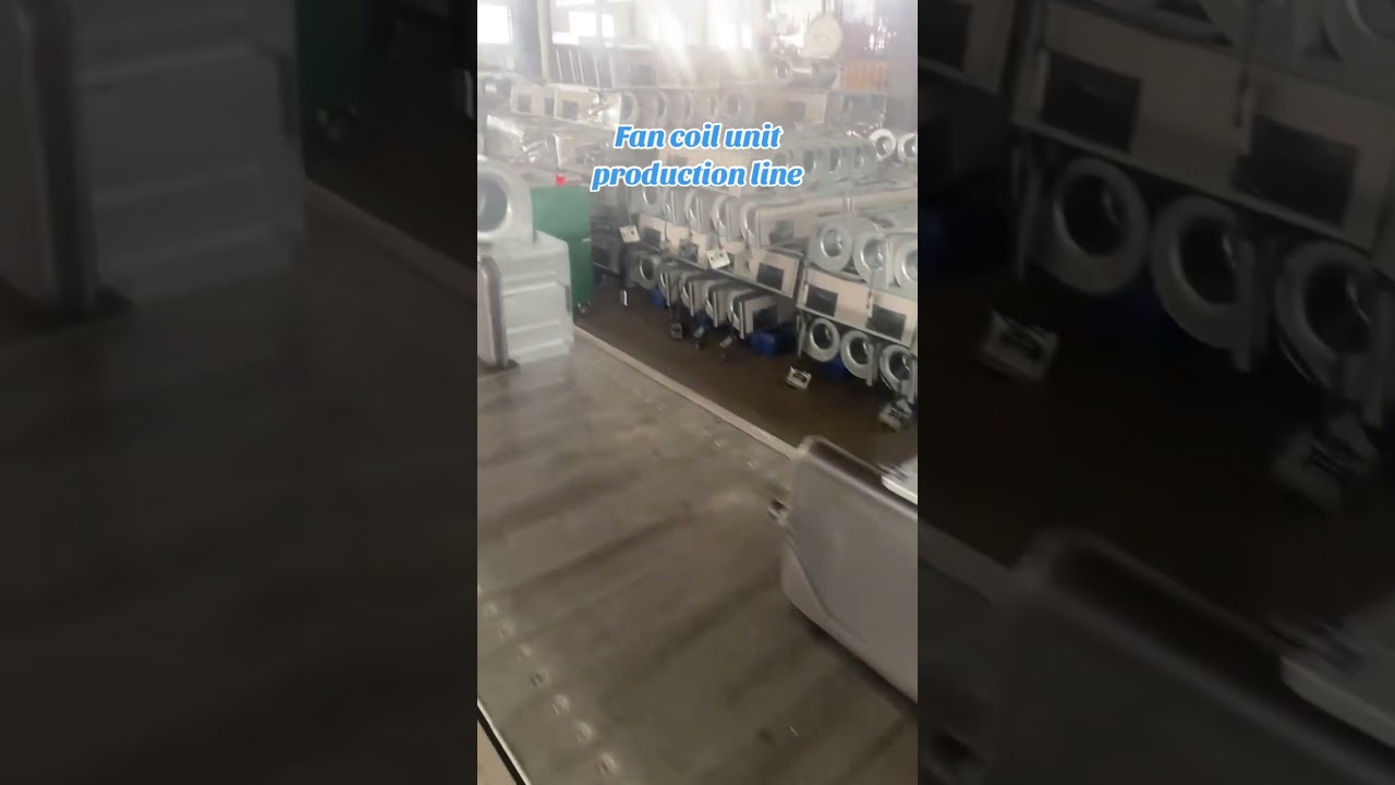 Fan coil unit production line