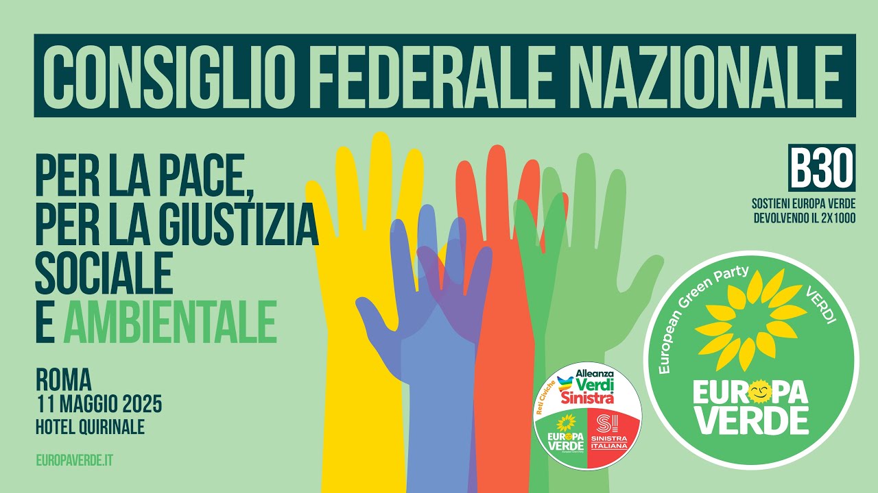 🌻 Consiglio Federale Nazionale di Europa Verde