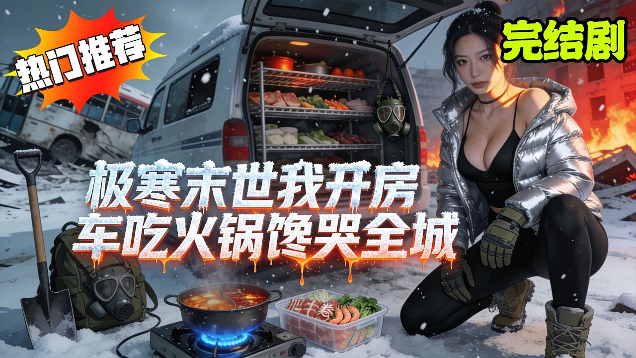 极寒末世完结剧︱姜宁被重生闺蜜骗囤货，不料末世真降临竟靠重卡堡垒死里逃生【极寒末世我开房车吃火锅馋哭全城】