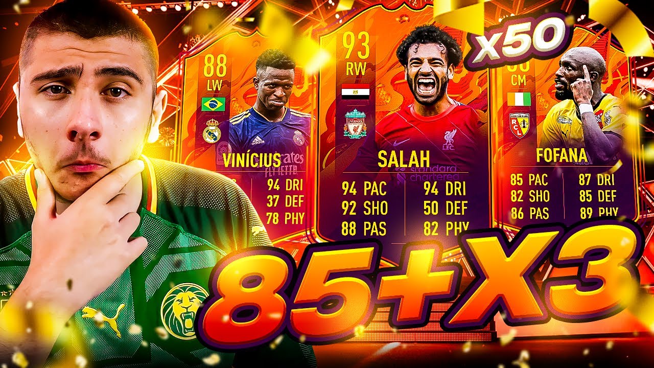 I opened FIFTY 85+ x3 packs and got...