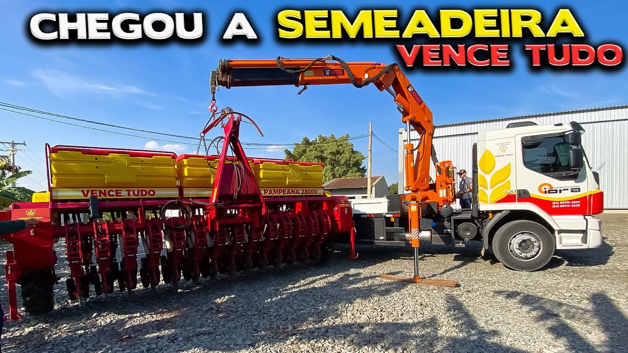 SEMEADEIRA NOVA, AGORA SAI O PLANTIO DO MILHETO