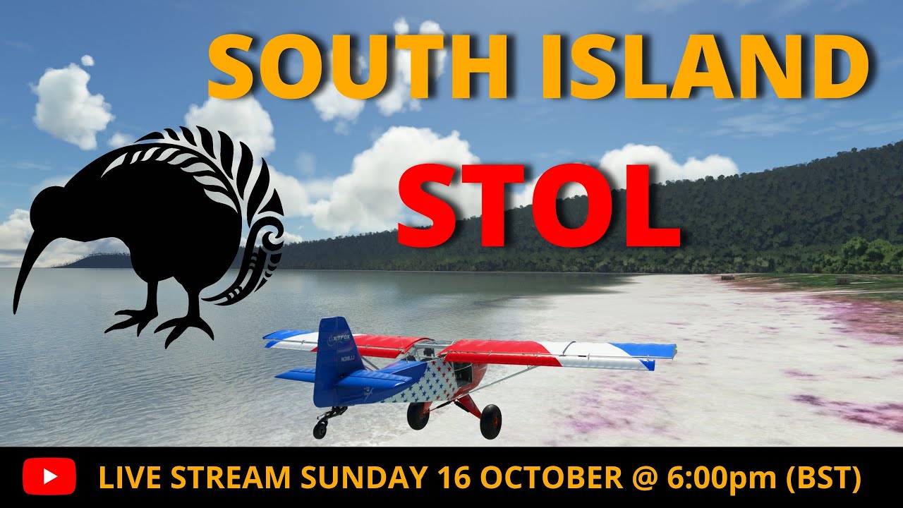 Chaos on NZ South Island | MSFS LIVE STREAM | Simhanger Community Flight | Time Stamps Added