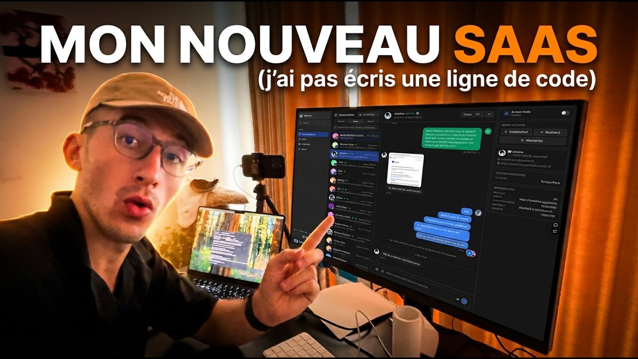 SaaS COMPLEXE créé sans coder 1 seule ligne de code (merci Claude Code)