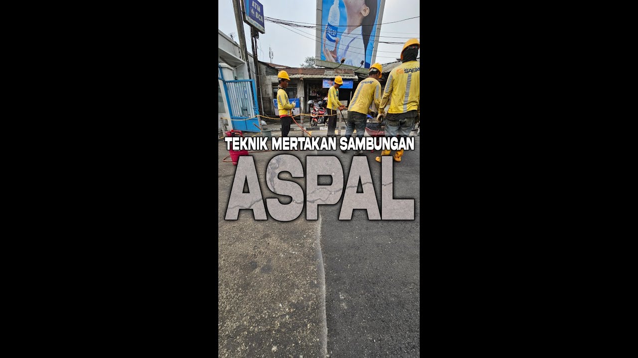 Supaya Pinggiran Tambalan Atau Sambungan Aspal Tidak Bumpy