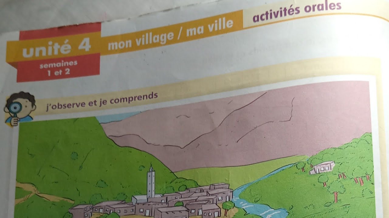 Activités orales : mon village/ ma ville  page 48 Le chemin des lettres 2 année primaire