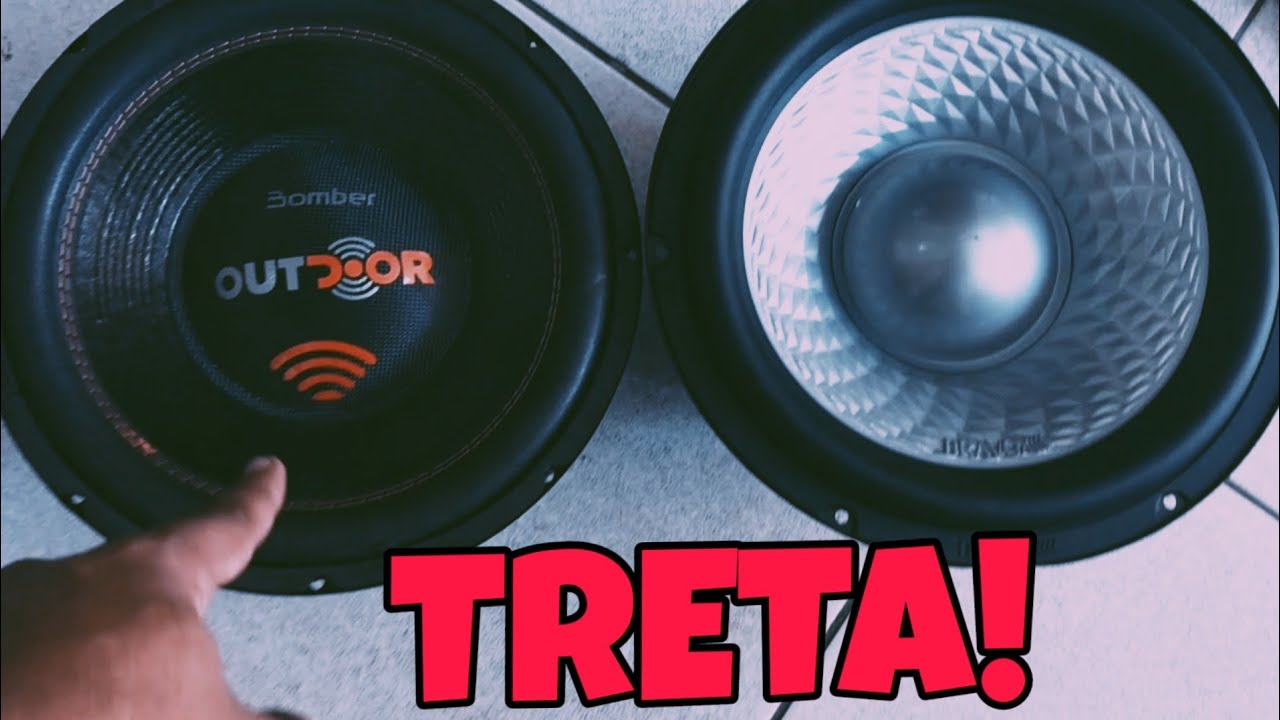 BOMBER OUTDOOR X BRAVOX UXP, SUPER TRETA DOS FALANTES 500RMS!  GRAVE FORTE!