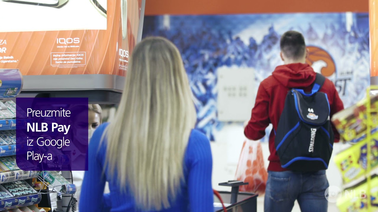 NLB Pay. Zaboravi na gotovinu. Probaj super brzu kupovinu.