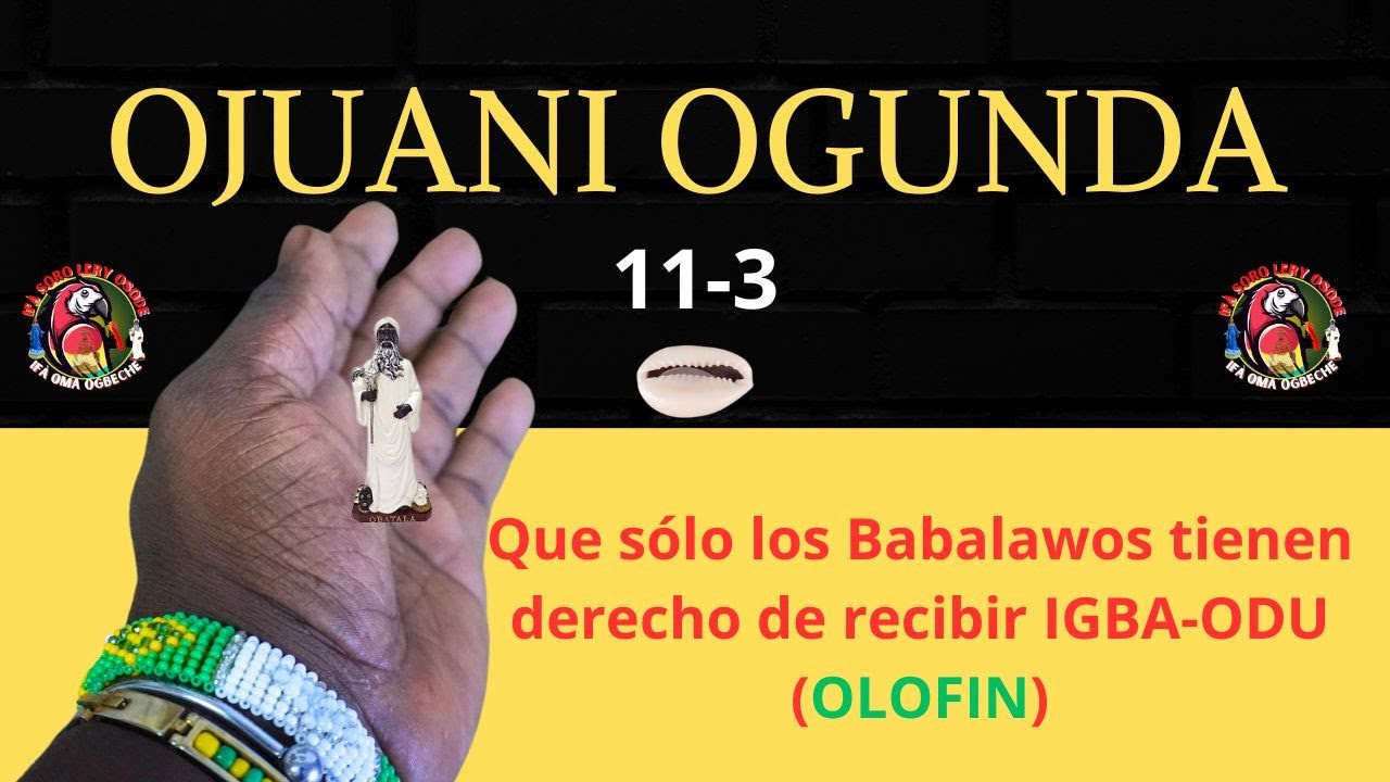 ENTIENDE MÁS SOBRE EL ODDUN OJUANI DAWAN 11-3🦜🙏