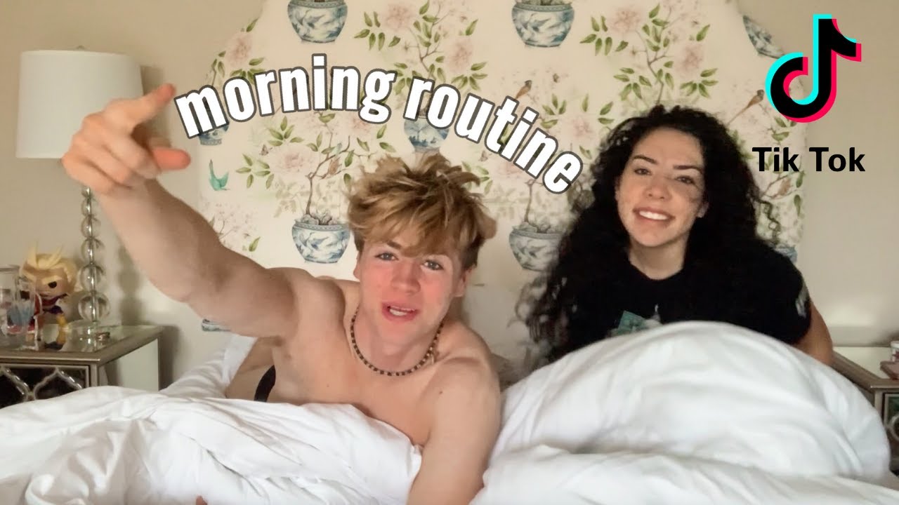 Our REALISTIC Couple's Morning Routine *TikToker Edition* | Andrea & Lewis