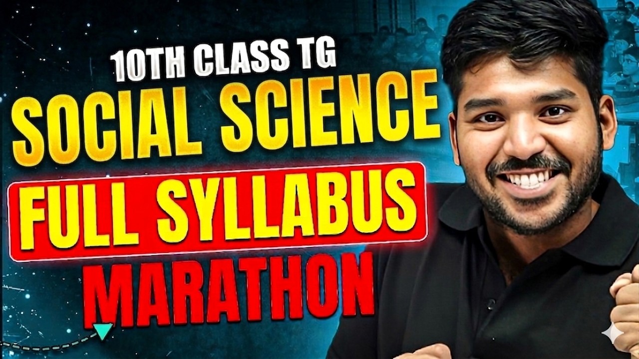 Full Syllabus Marathon | 10th Class Social Science | Final Exam Preparation 2026