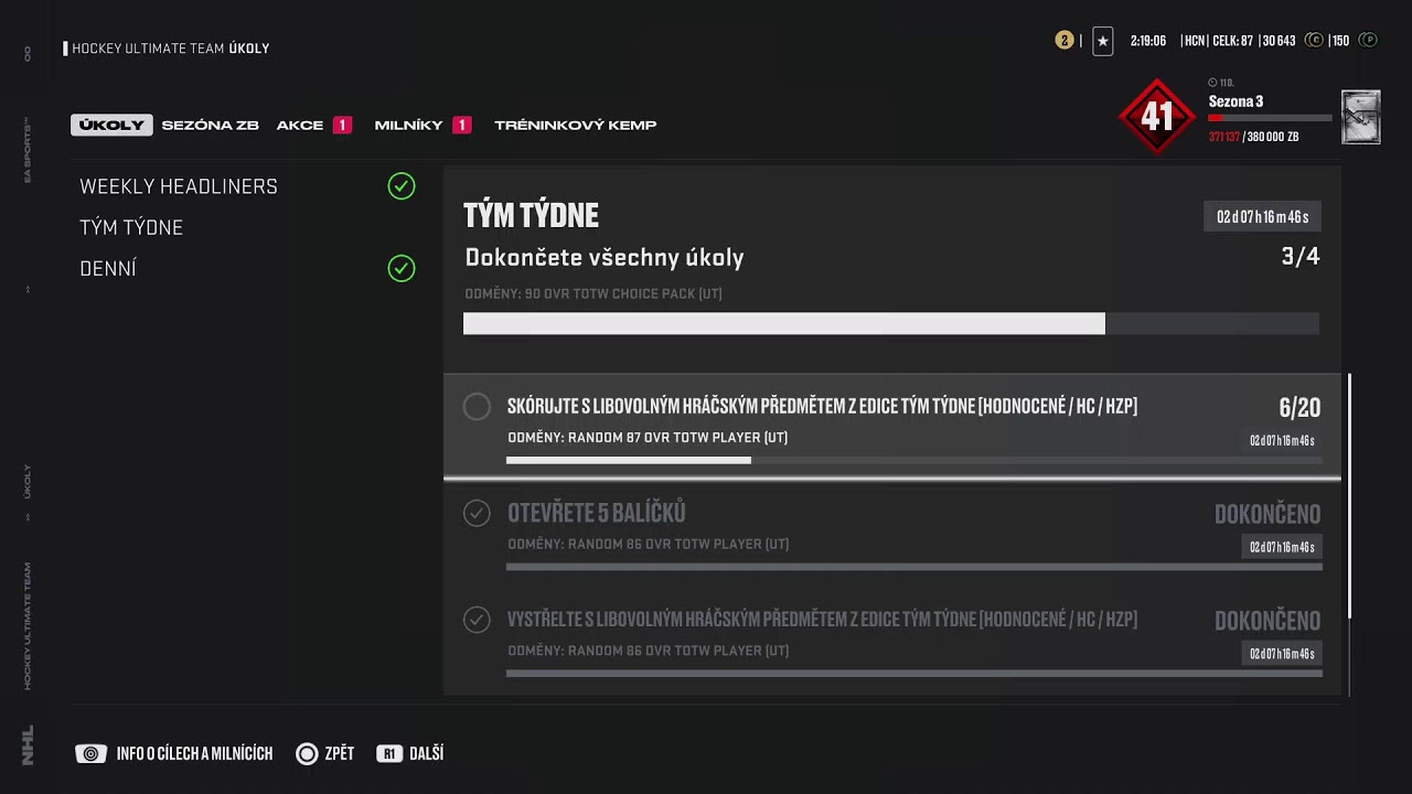 NHL 26 HUT 86+ LIVE