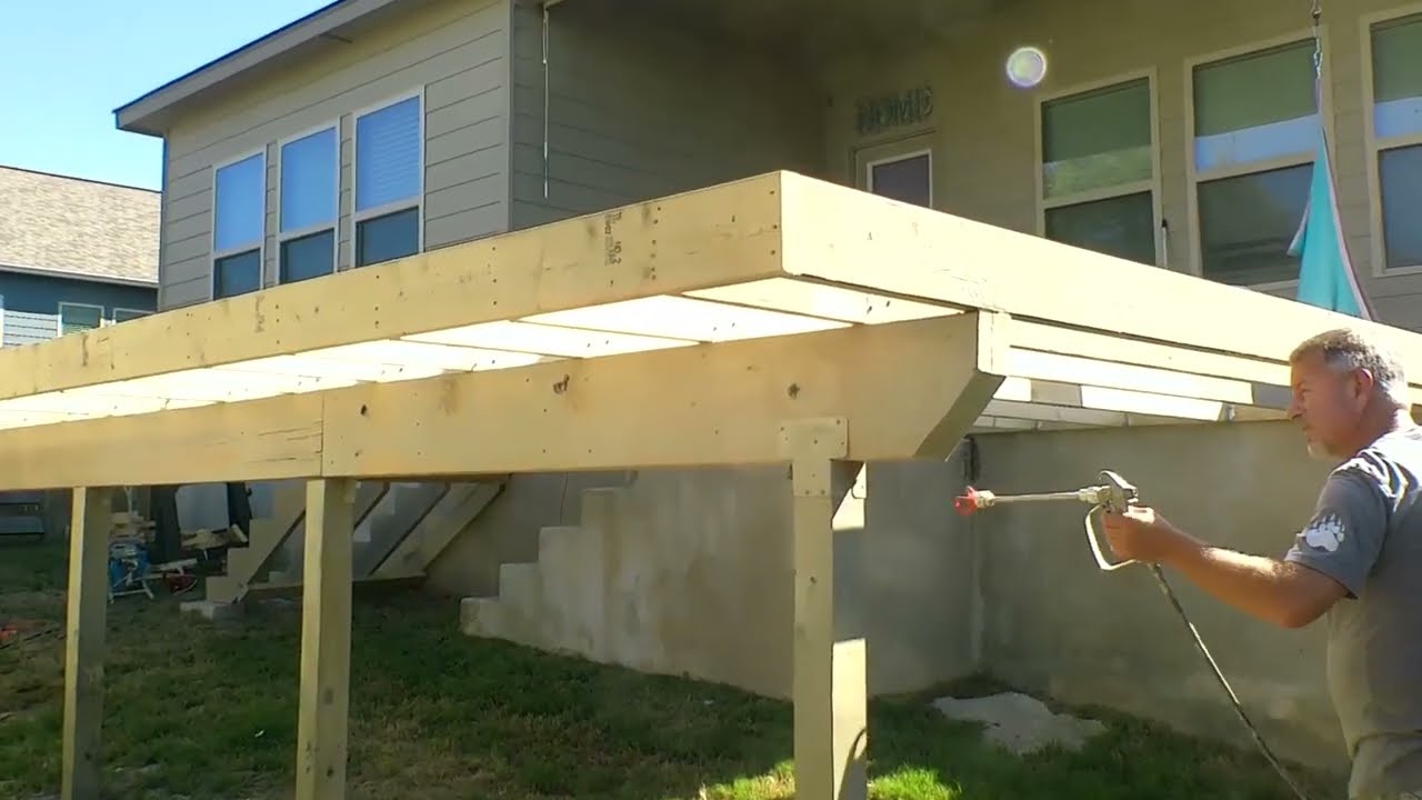 Deck and sunroom