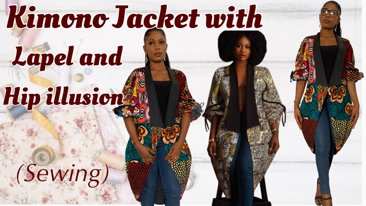 How to make Hip Illusion Kimono Jacket (Detailed)