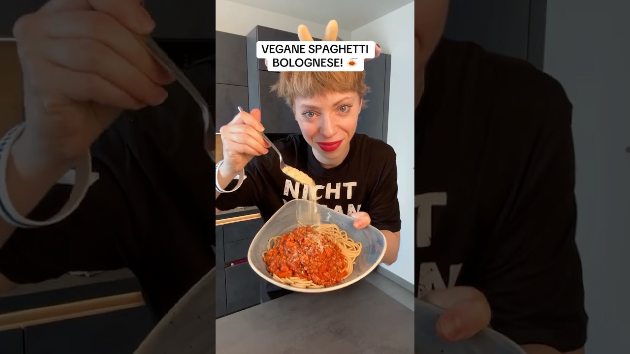 Kinderleichte Vegane Spaghetti Bolognese! 🍝🌱