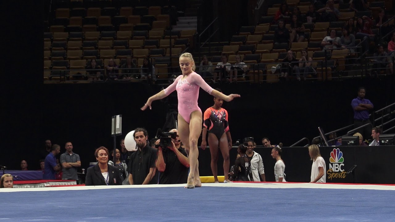 Riley McCusker – Floor Exercise – 2018 U.S. Gymnastics Championships – Senior Women Day 2