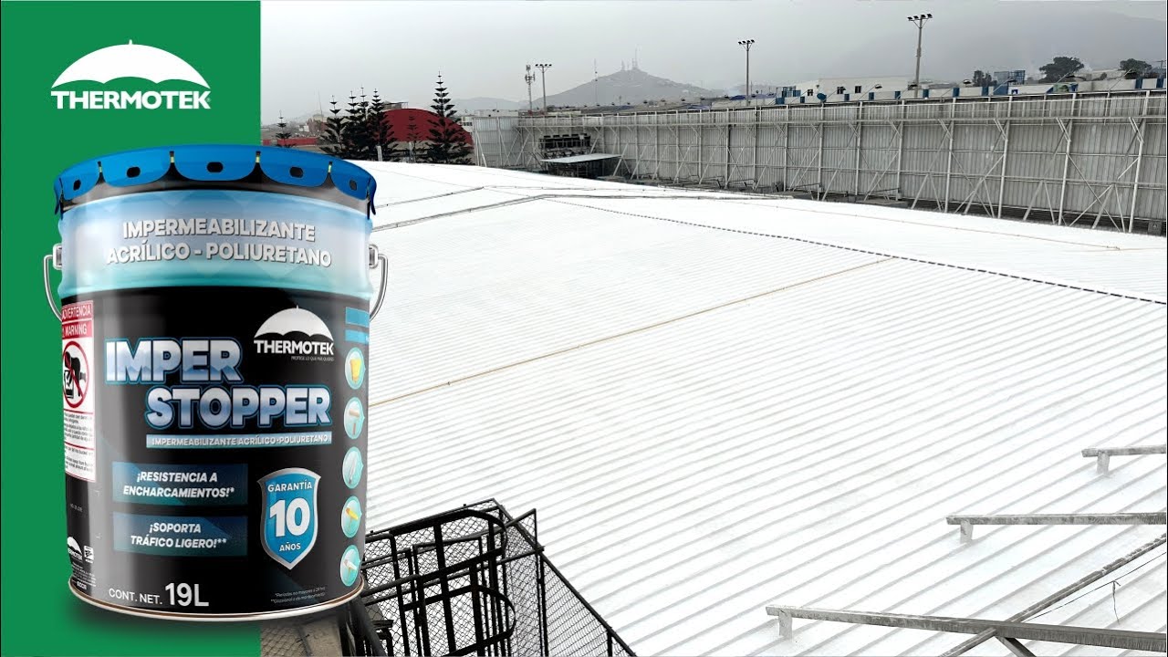 Impermeabilizacion COBERTURA METALICA | Thermotek ImperStopper 10 Años