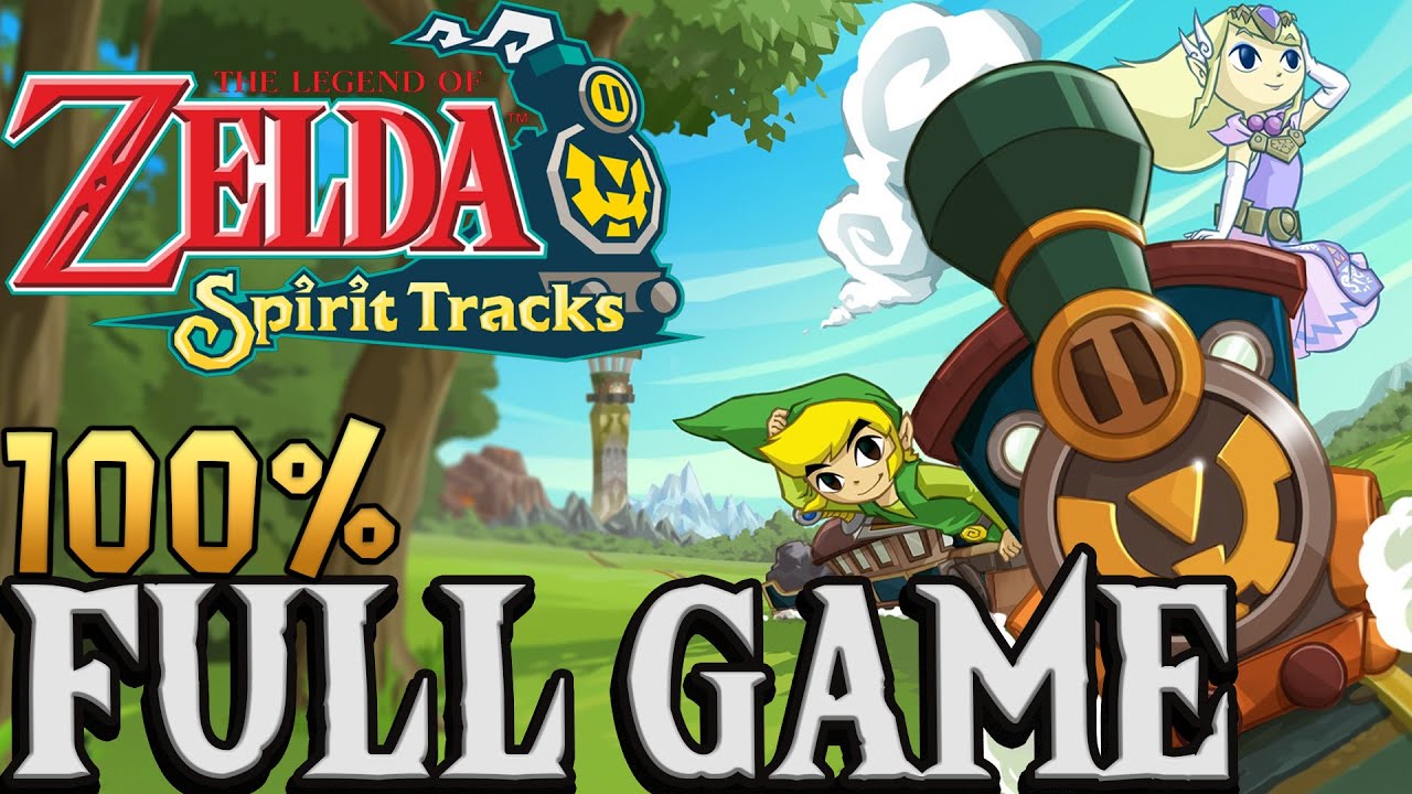 Zelda Spirit Tracks 100% Full Game Walkthrough [4K]