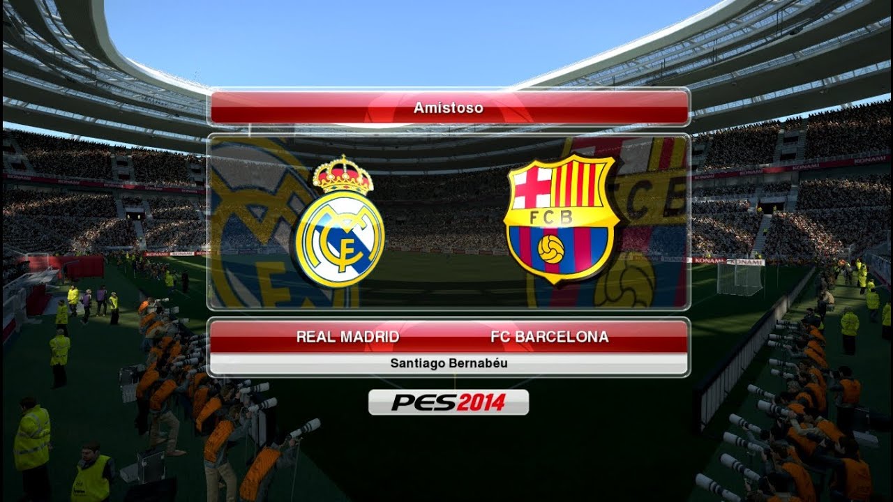 PES2014 Impresiones - Real Madrid vs Barcelona