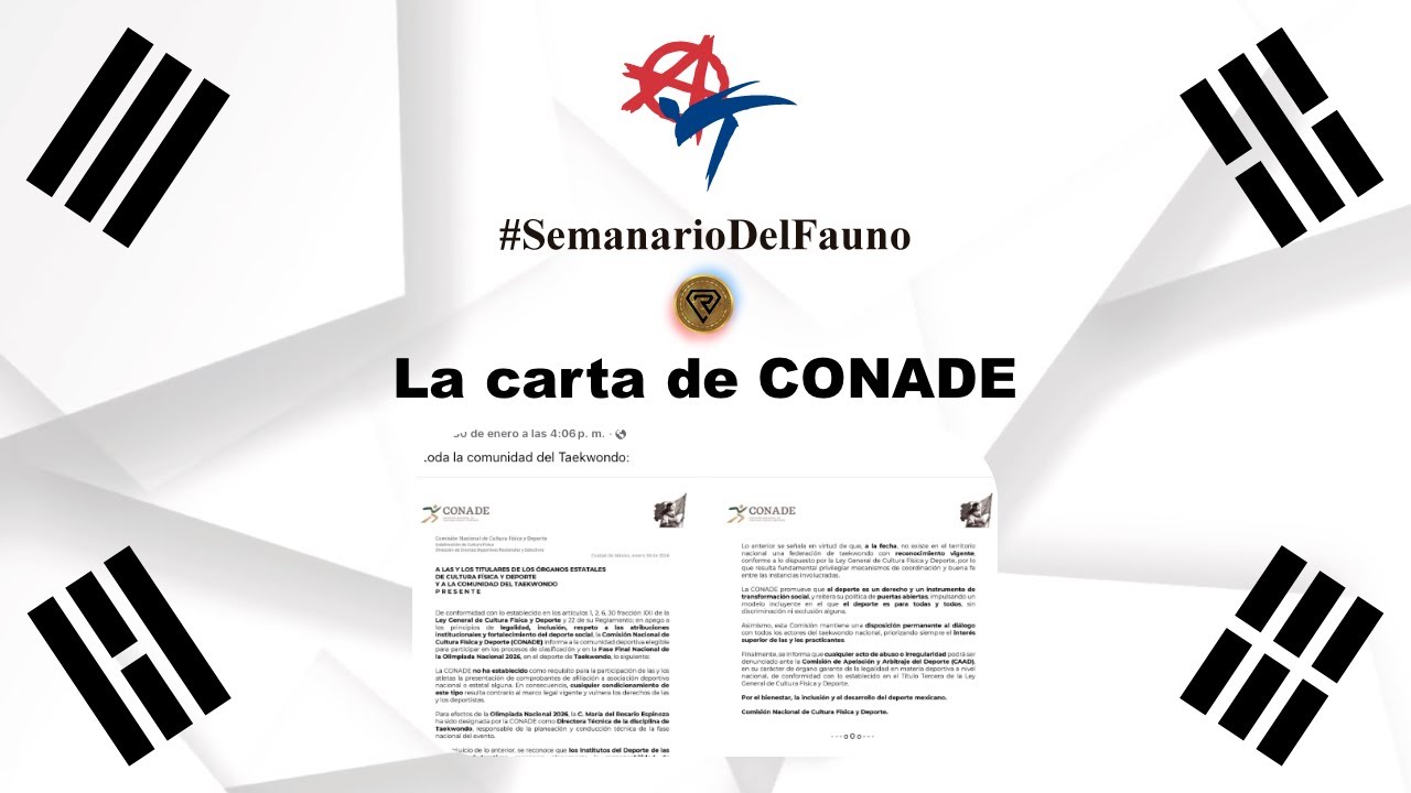 Semanario del Fauno 235 - La carta de CONADE