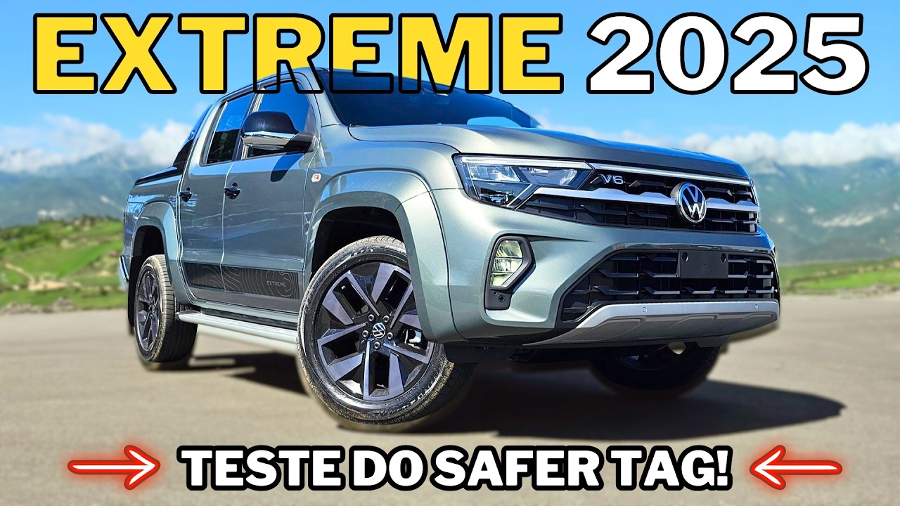 Nova Amarok Extreme 2025 anda muito na estrada!
