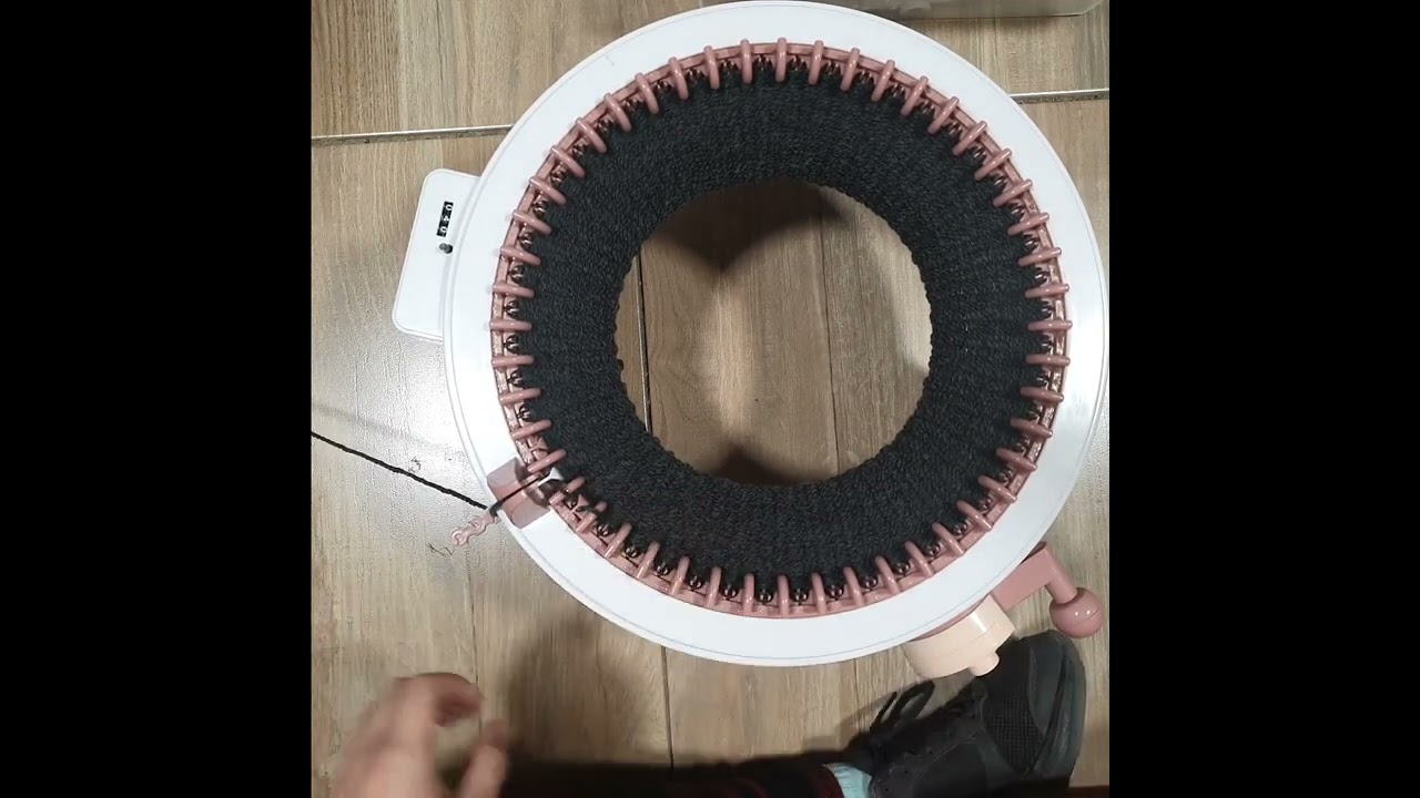 Maquina tejedora 48 agujas | Como utilizarla | tutorial tejido gorro doble | Sentro | Addi