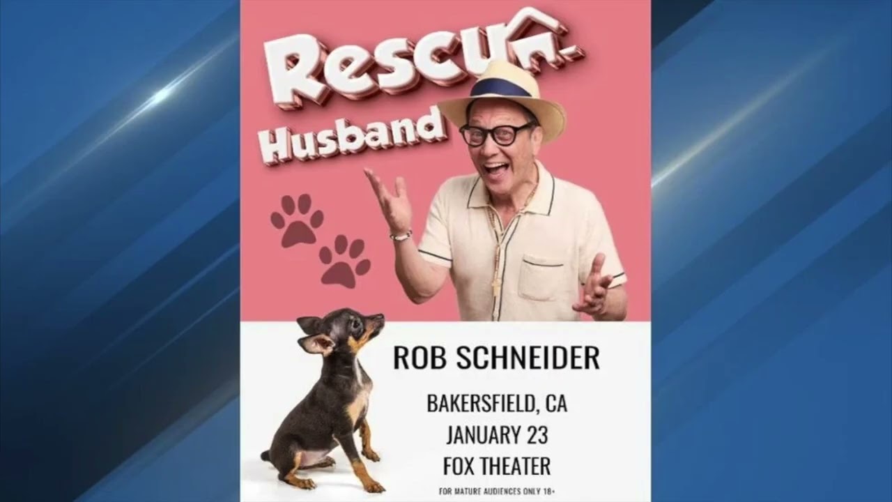 Rob Schneider / 1-23-26 / Historic Fox Theater / Rescue Husband Tour / Bakersfield CA