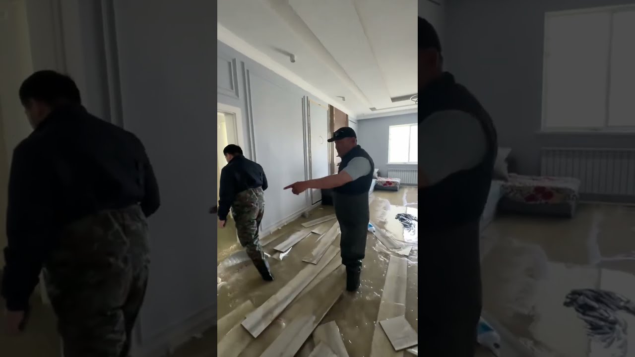 Атырауда су басқан үйдің ішіне кіріп көрдік