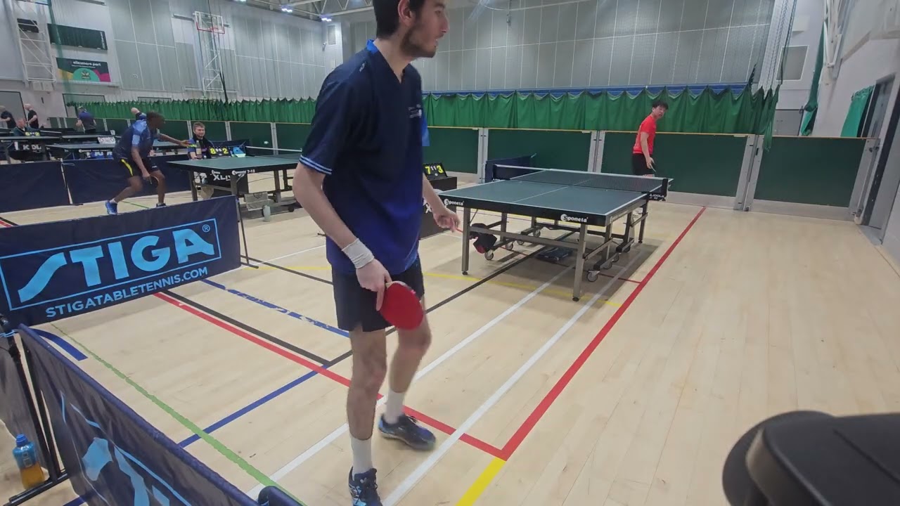 Good match - Joseph Ilia v Steven Gao - Ellesmere Port Cup Senior 1* - Band 1