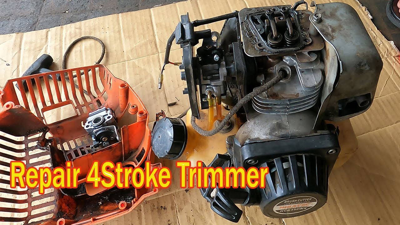 Repair 4 stroke Trimmer / Fixing Brush Cutter