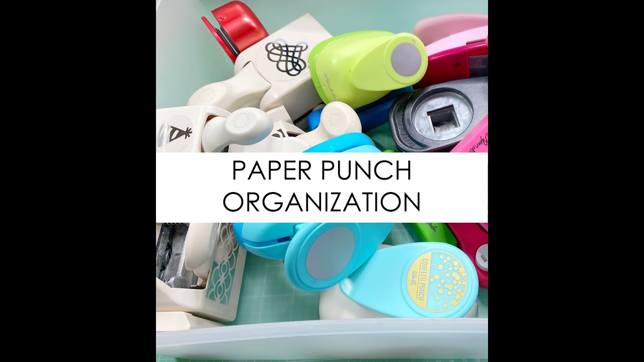 Organization:  A Peek Inside My Paper Punch Drawer
