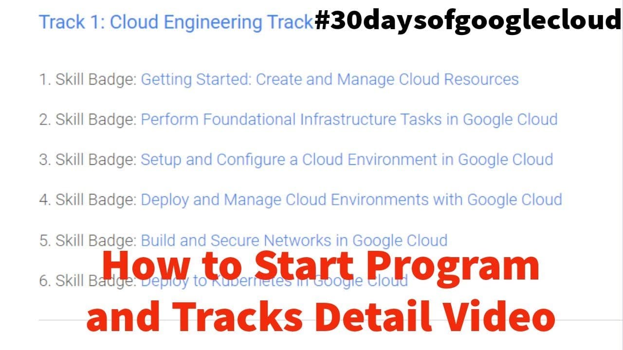 How to Start 30DaysofGoogleCloud Program | How to enroll in Track/Quest | How to Complete Tracks |