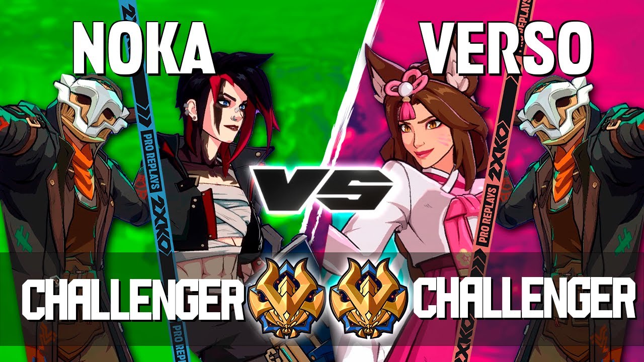 2XKO ▰ NOKA (Vi-Ekko) vs VERSO (Ahri-Ekko) ▰ 2XKO Pro level replays