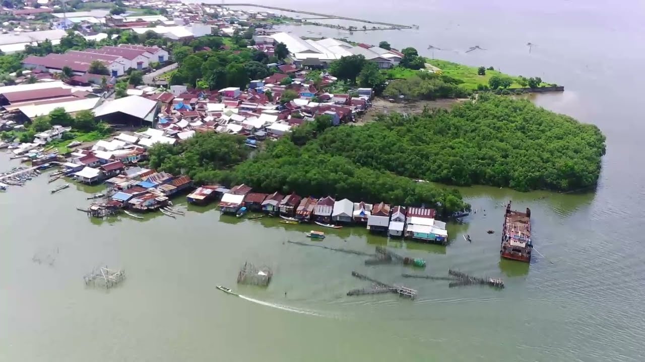 Muara Sungai Tallo Makassar #drone #info #sungai