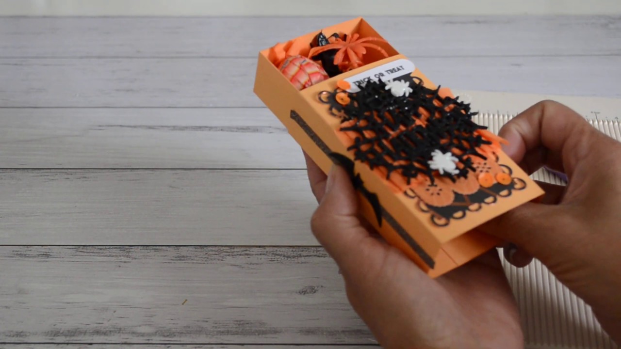 Matchbox Style | Halloween Treat Box | Tutorial | Coco and Reno
