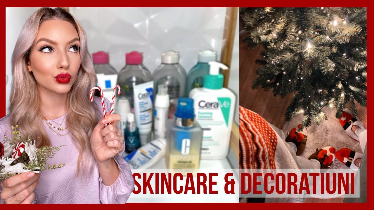 VLOGMAS de Weekend | Curatenie, decor de Craciun si Skincare Update