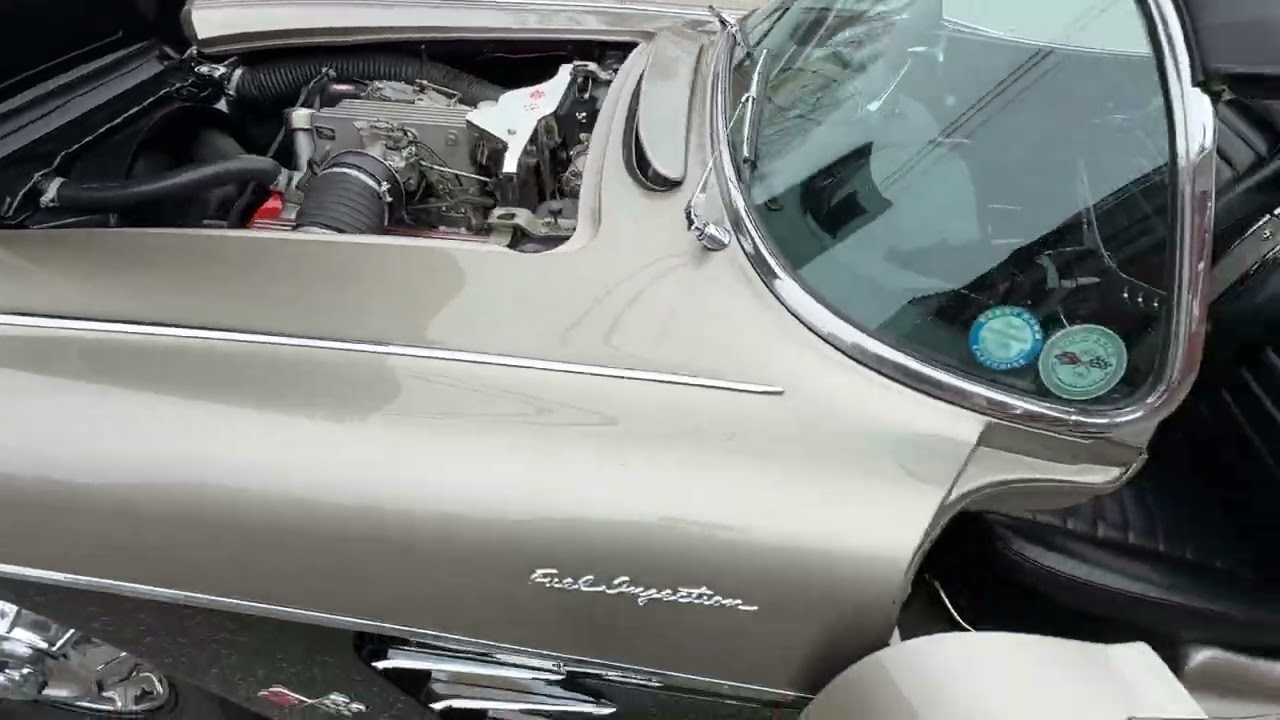 1959 Chevrolet Corvette Fulie Engine Running Idle - 3271
