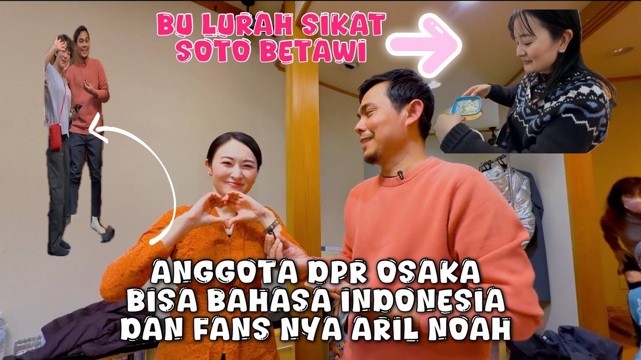 Silaturahmi Indonesia jepang,makan soto Betawi.