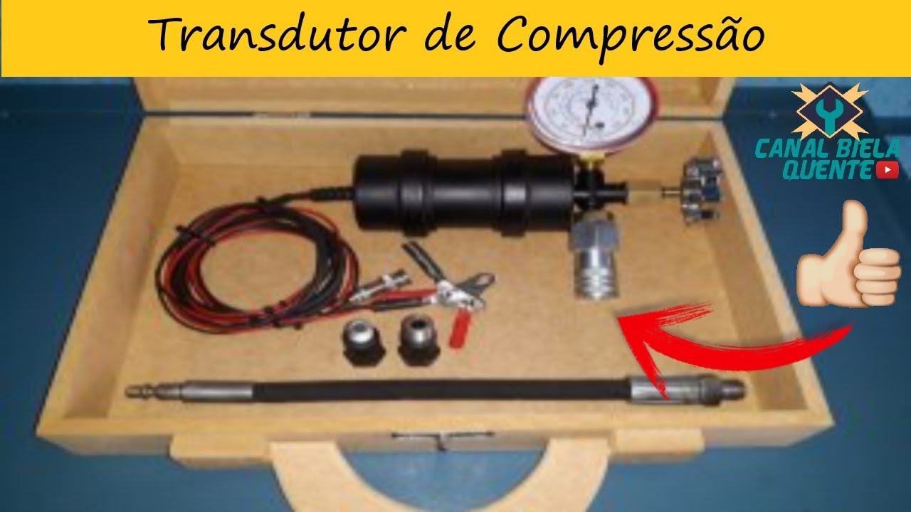 Transdutor De Compressão - Série Osciloscópio