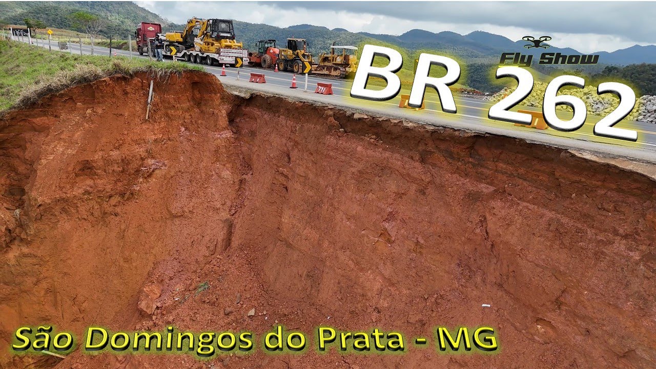 Na SERRA do MACUCO, a MEGA EROSÃO pode INTERDITAR a BR 262! 02/11/2024