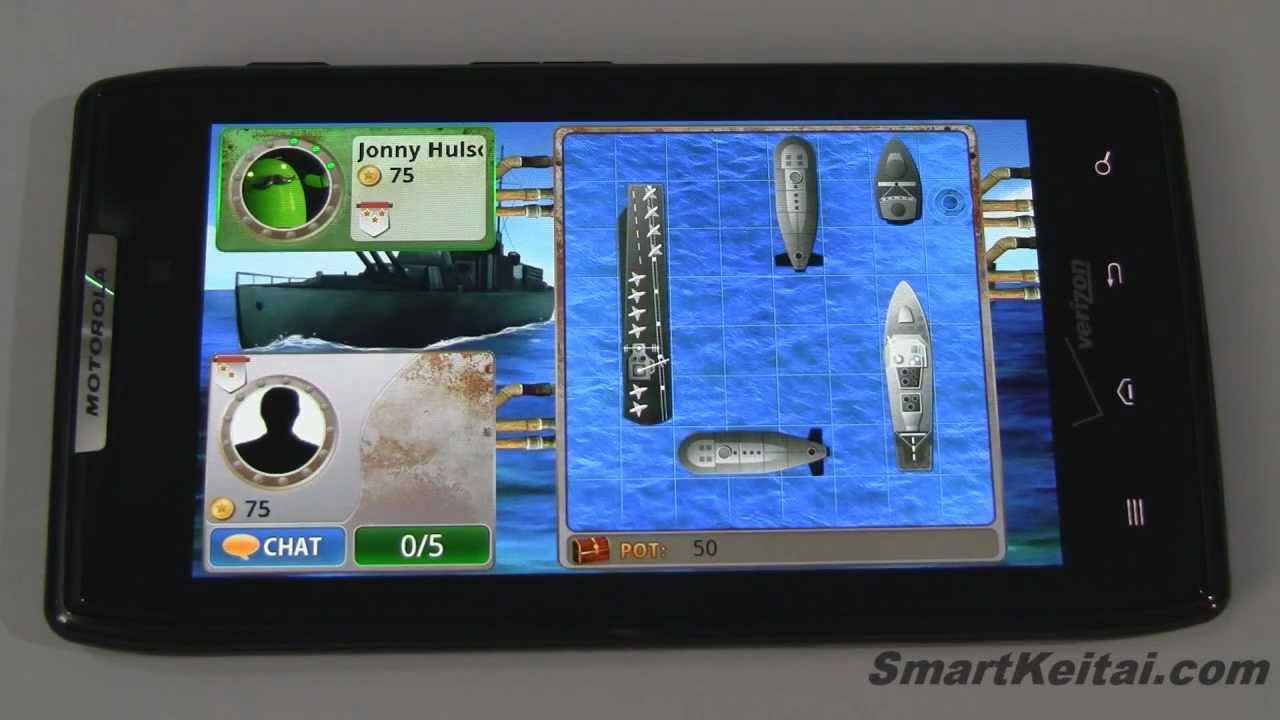 Sea Battle Live for Android - Battleship with online multiplayer (DROID RAZR)