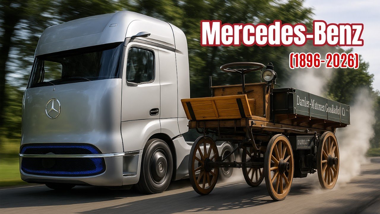 Mercedes-Benz Trucks Evolution (1896–2025) – From First Truck to eActros