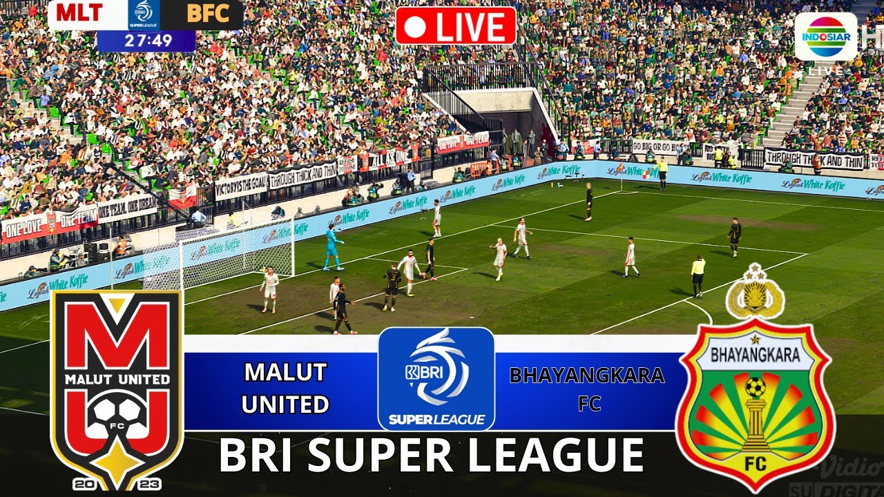 MALUT UNITED vs BHAYANGKARA FC | BRI SUPER LEAGUE 2025/2026 | virtual match