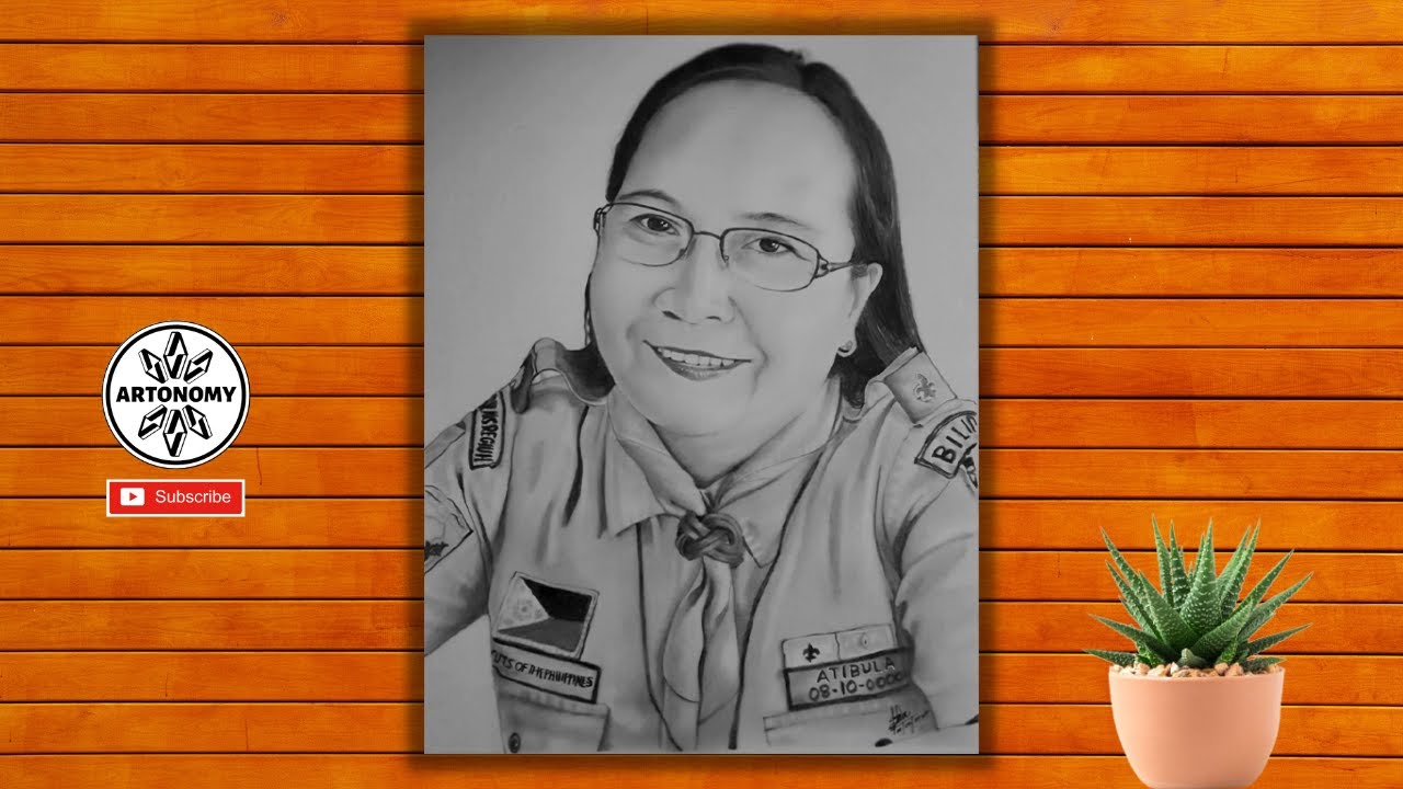 A Pencil Portrait to The Philippines