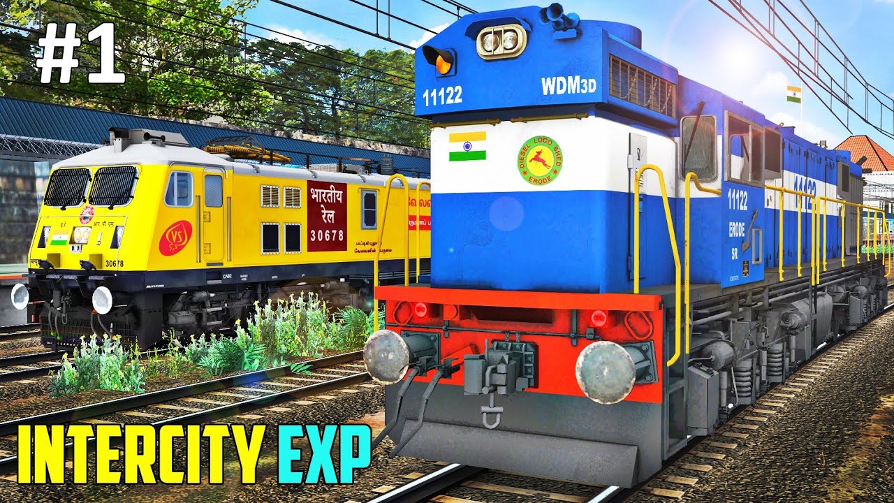 SHUNTING + WDM3D Coupling | Intercity Superfast Exp in IR-MSTS | PC GamePlay 🔥