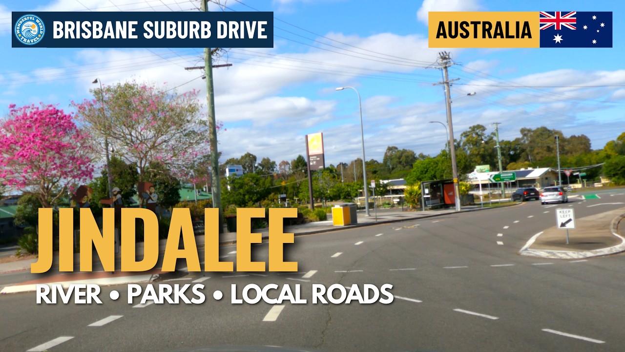 Exploring Brisbane - Queensland Australia: Residential Areas of Jindalee | 4K UHD| Wonderful World